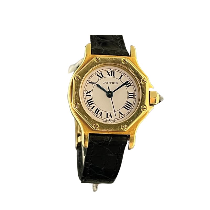 Montre occasion Cartier Santos or 18k