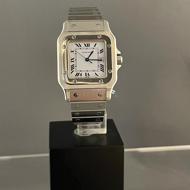 Montre occasion Cartier Santos acier