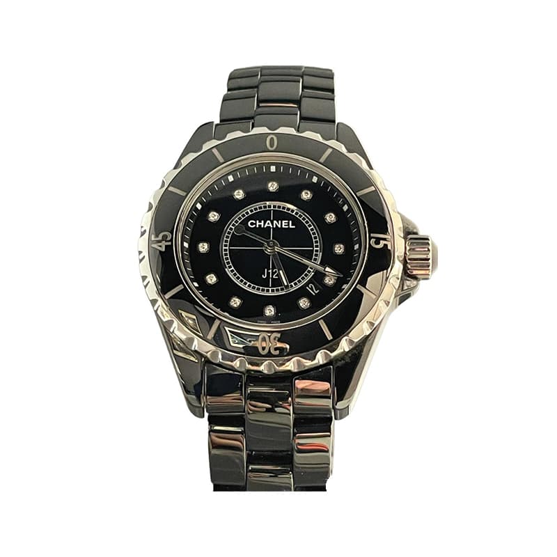 Montre occasion Chanel J12 céramique diamant