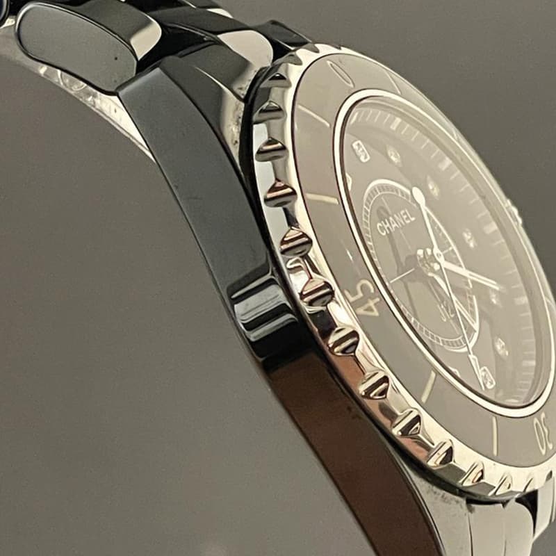 Montre occasion Chanel J12 céramique diamant